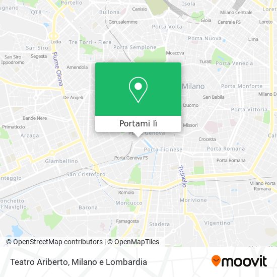 Mappa Teatro Ariberto