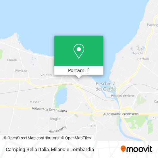 Mappa Camping Bella Italia