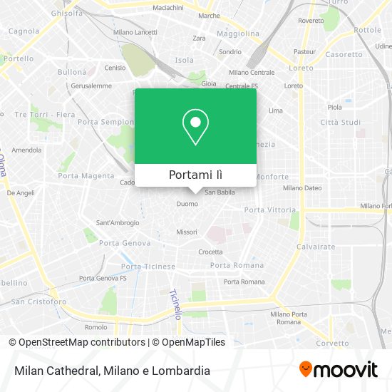 Mappa Milan Cathedral