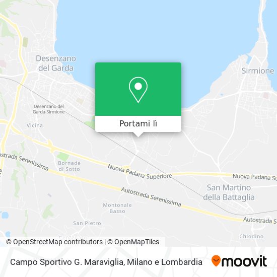 Mappa Campo Sportivo G. Maraviglia