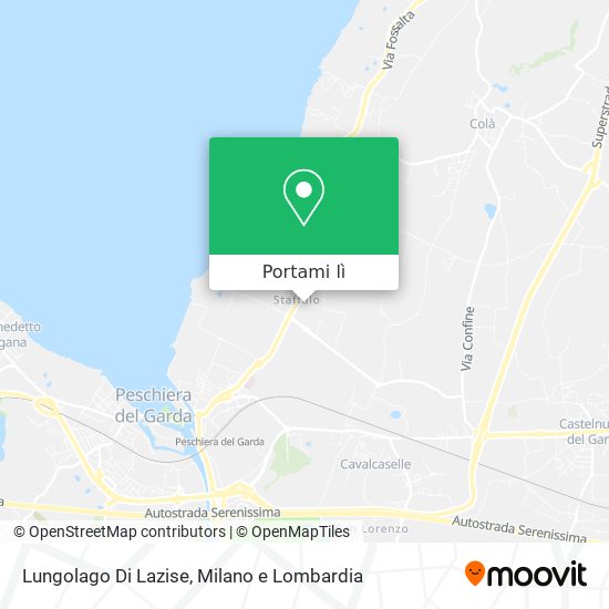 Mappa Lungolago Di Lazise