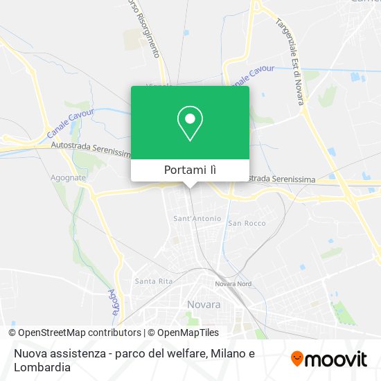 Mappa Nuova assistenza - parco del welfare