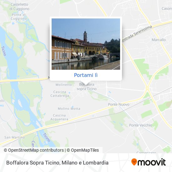Mappa Boffalora Sopra Ticino