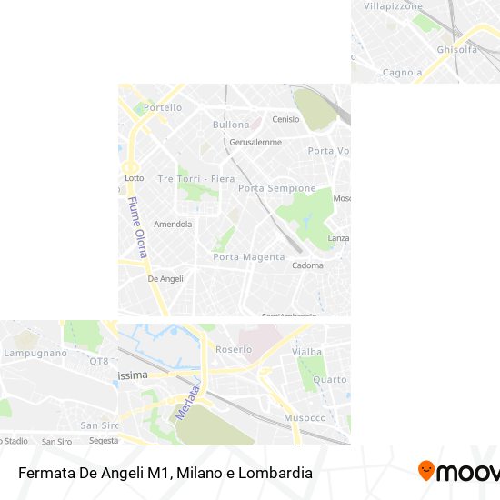 Mappa Fermata De Angeli M1