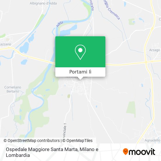 Mappa Ospedale Maggiore Santa Marta