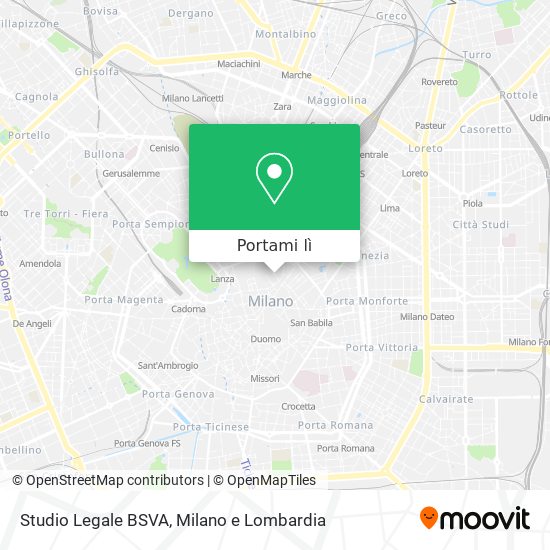 Mappa Studio Legale BSVA