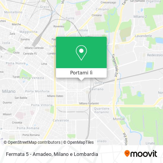 Mappa Fermata 5 - Amadeo