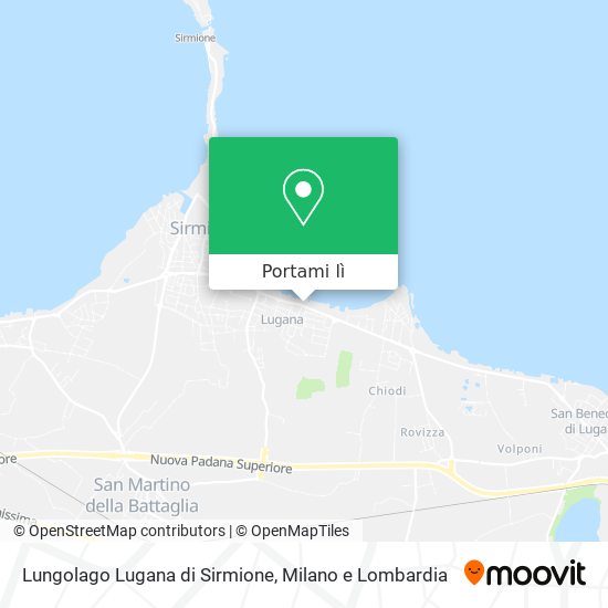 Mappa Lungolago Lugana di Sirmione