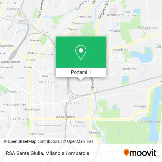 Mappa RSA Santa Giulia