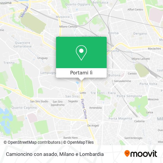 Mappa Camioncino con asado