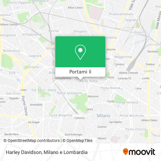 Mappa Harley Davidson