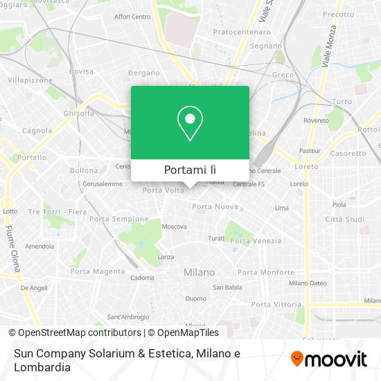 Mappa Sun Company Solarium & Estetica