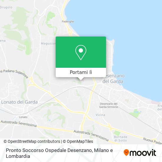 Mappa Pronto Soccorso Ospedale Desenzano