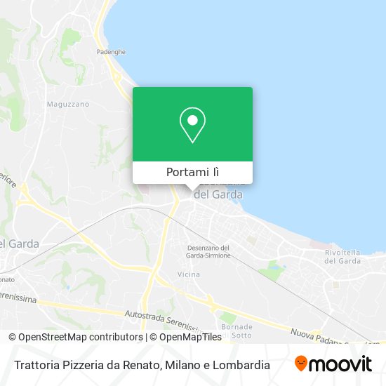 Mappa Trattoria Pizzeria da Renato