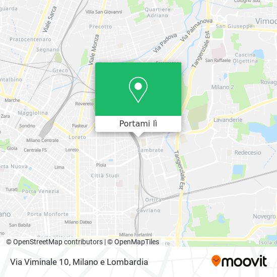 Mappa Via Viminale 10