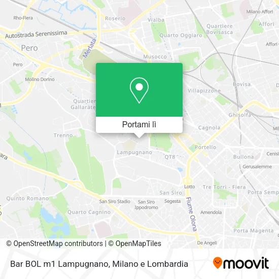 Mappa Bar BOL m1 Lampugnano