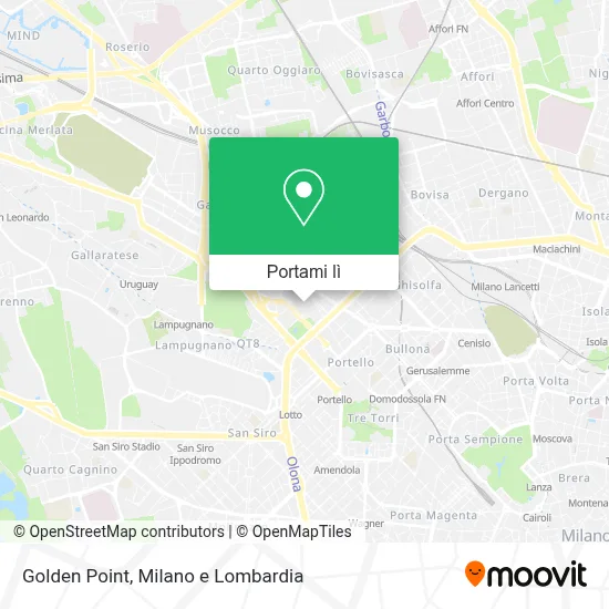 Mappa Golden Point