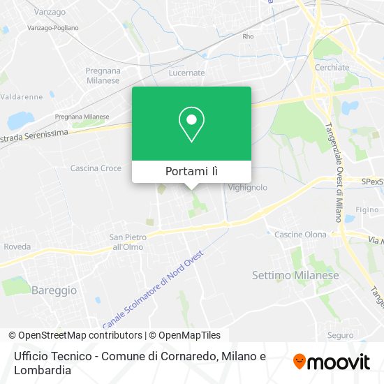 Mappa Ufficio Tecnico - Comune di Cornaredo