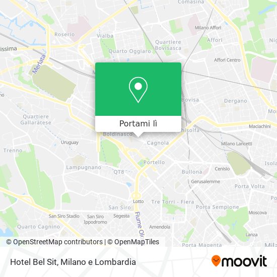 Mappa Hotel Bel Sit