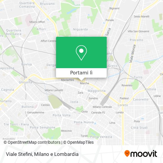 Mappa Viale Stefini