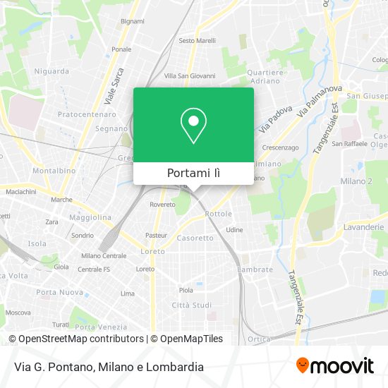 Mappa Via G. Pontano