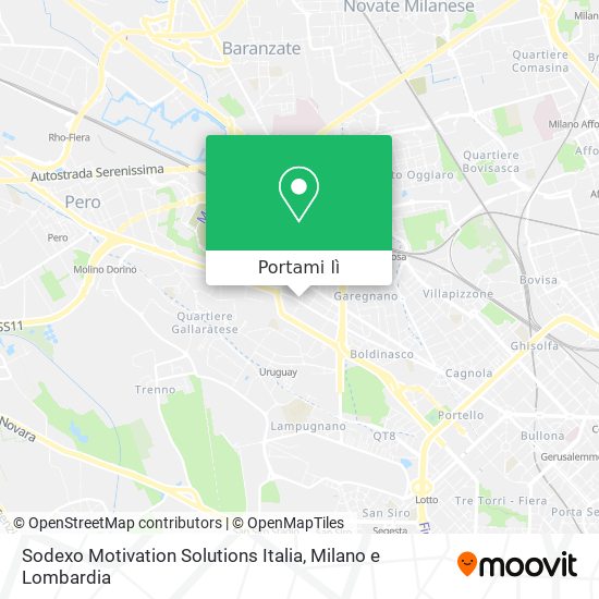 Mappa Sodexo Motivation Solutions Italia