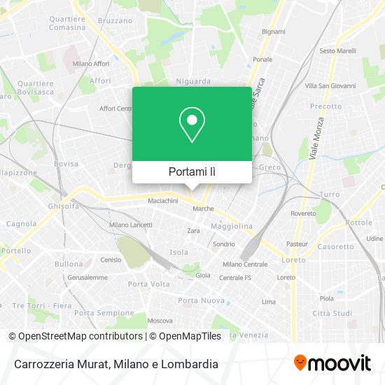 Mappa Carrozzeria Murat