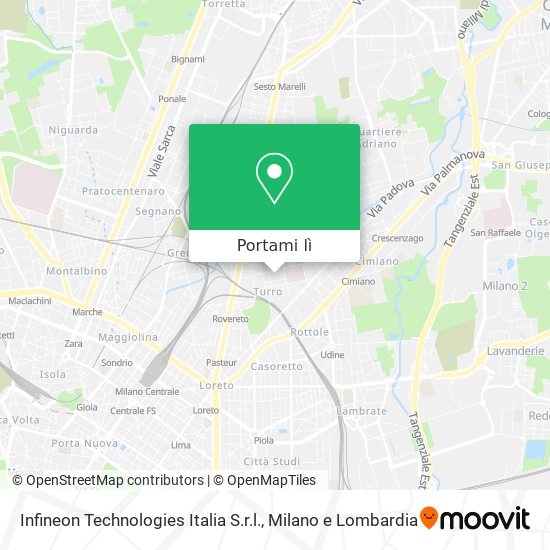 Mappa Infineon Technologies Italia S.r.l.