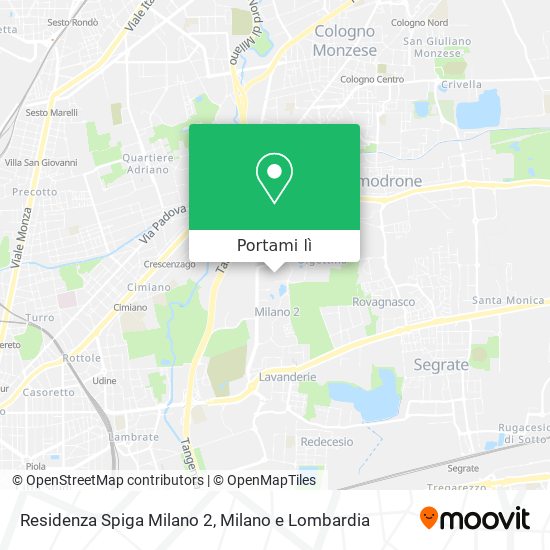 Mappa Residenza Spiga Milano 2