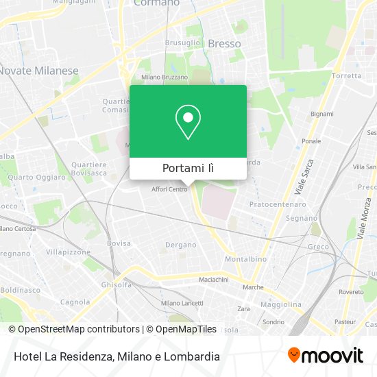 Mappa Hotel La Residenza