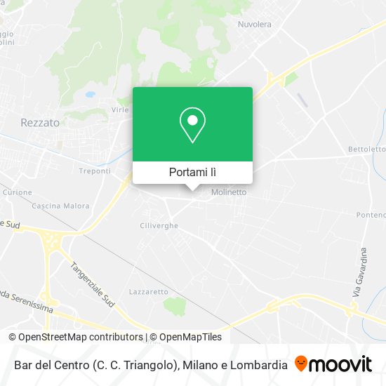 Mappa Bar del Centro (C. C. Triangolo)