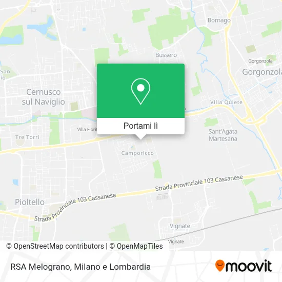 Mappa RSA  Melograno