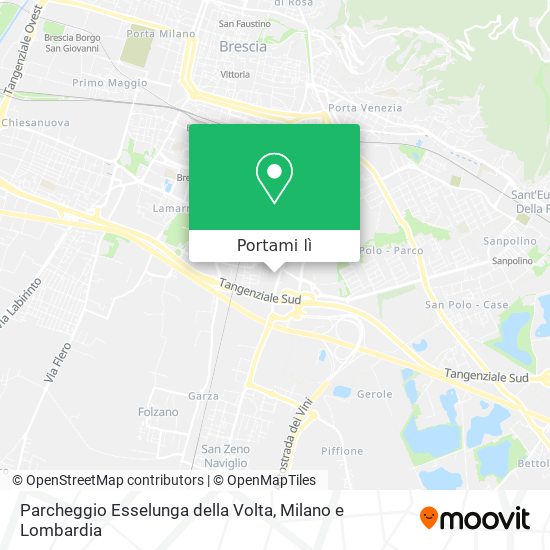 Mappa Parcheggio Esselunga della Volta