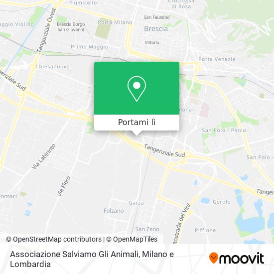 Mappa Associazione Salviamo Gli Animali