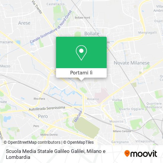 Mappa Scuola Media Statale Galileo Galilei