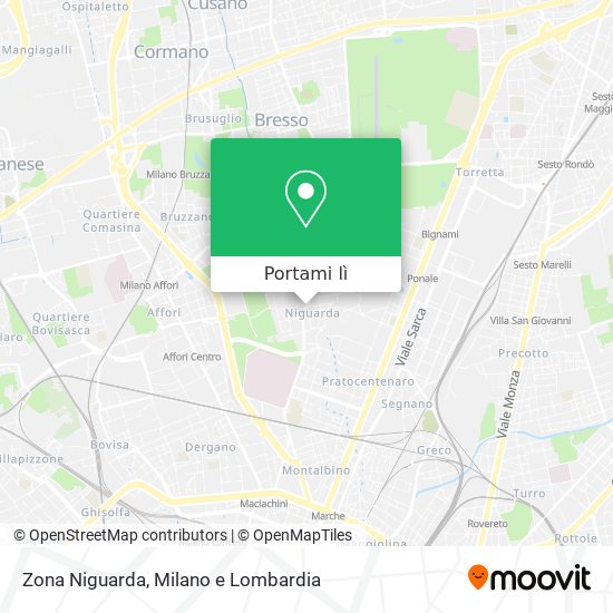 Mappa Zona Niguarda