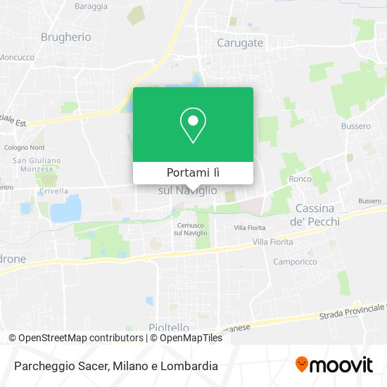 Mappa Parcheggio Sacer