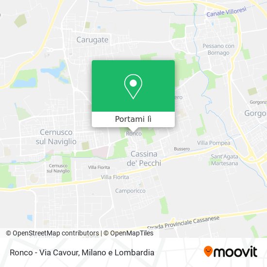 Mappa Ronco - Via Cavour