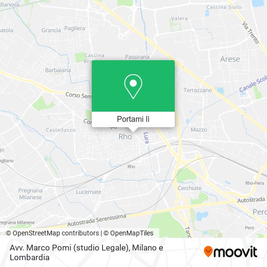 Mappa Avv. Marco Pomi (studio Legale)