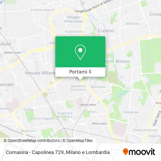 Mappa Comasina - Capolinea 729