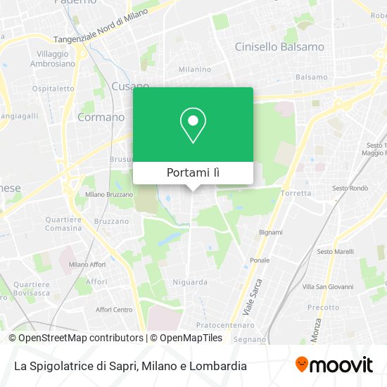 Mappa La Spigolatrice di Sapri
