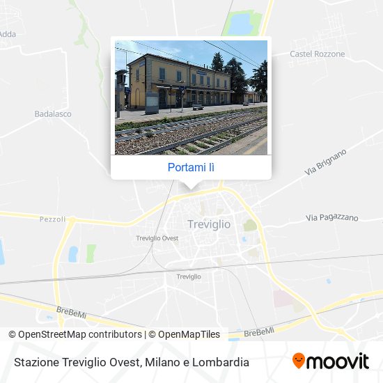 Mappa Stazione Treviglio Ovest