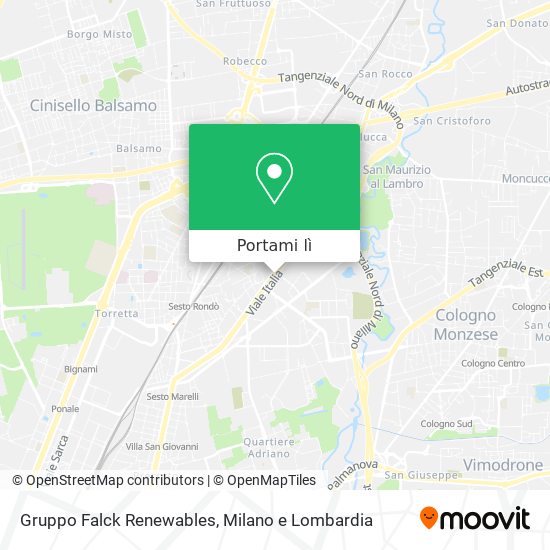 Mappa Gruppo Falck Renewables