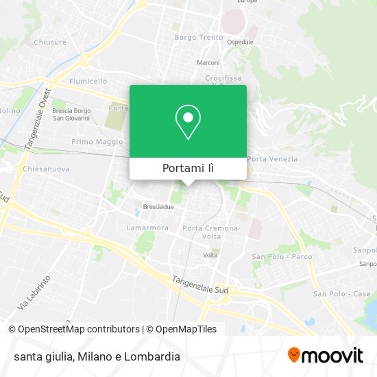 Mappa santa giulia
