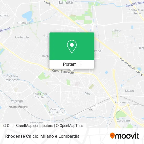 Mappa Rhodense Calcio