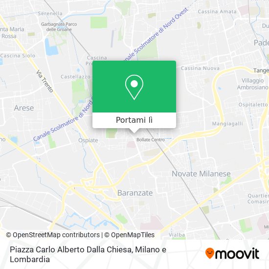 Mappa Piazza Carlo Alberto Dalla Chiesa