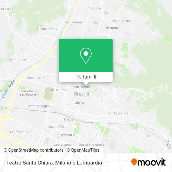 Mappa Teatro Santa Chiara