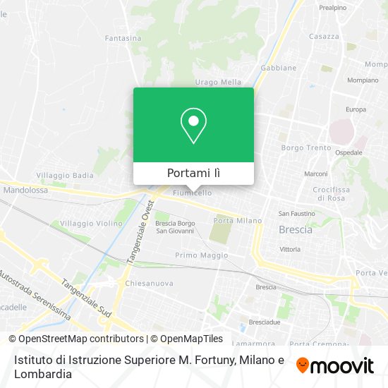 Mappa Istituto di Istruzione Superiore M. Fortuny