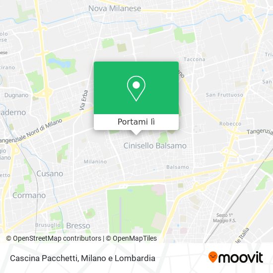 Mappa Cascina Pacchetti