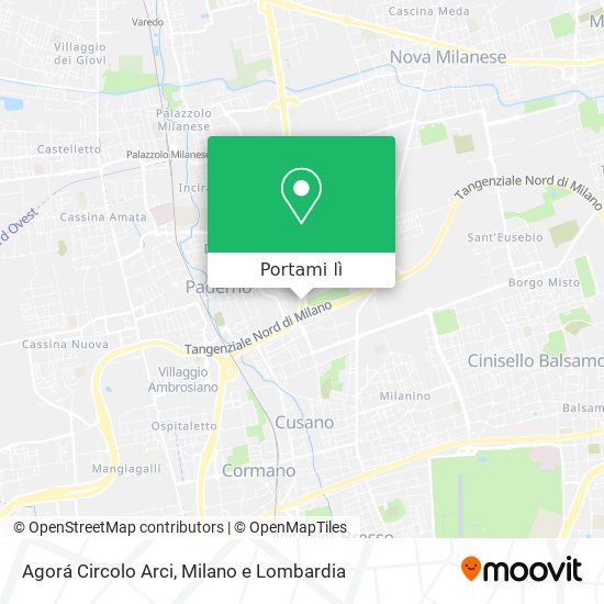 Mappa Agorá Circolo Arci